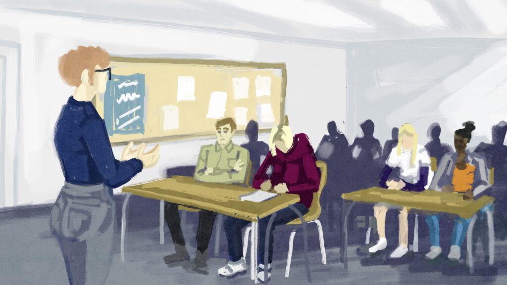 Illustration aus dem Projekt, Illustration von Paulina Stulin
